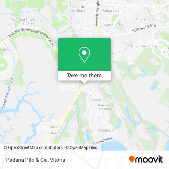Padaria Pão & Cia map