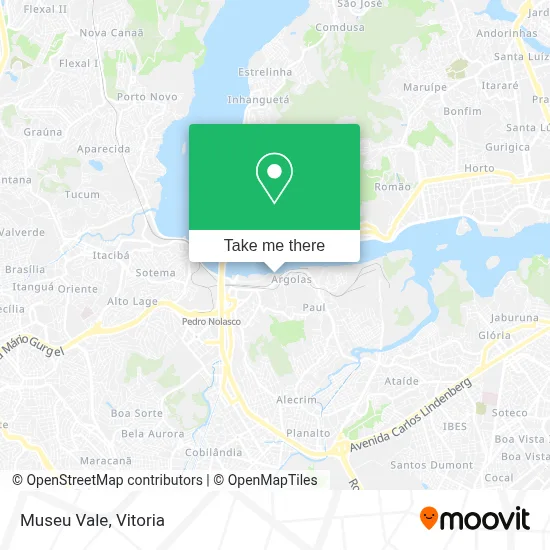 Museu Vale map