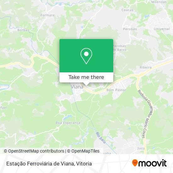 Estação Ferroviária de Viana map