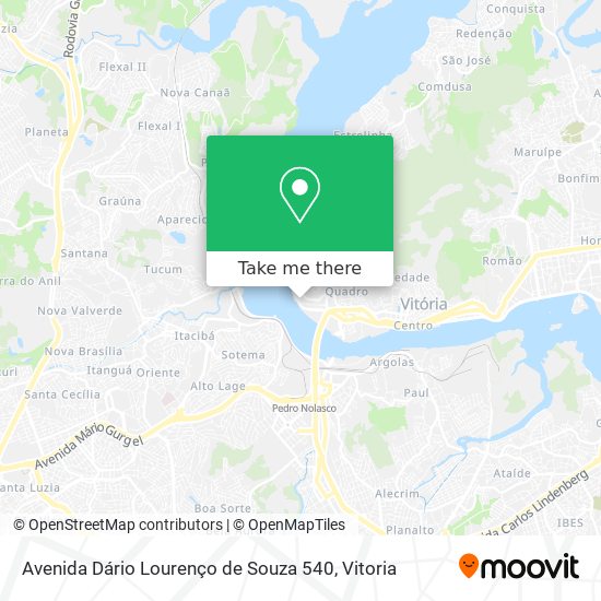 Avenida Dário Lourenço de Souza 540 map