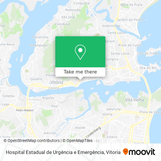 Hospital Estadual de Urgência e Emergência map