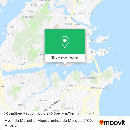 Avenida Marechal Mascarenhas de Moraes 2100 map