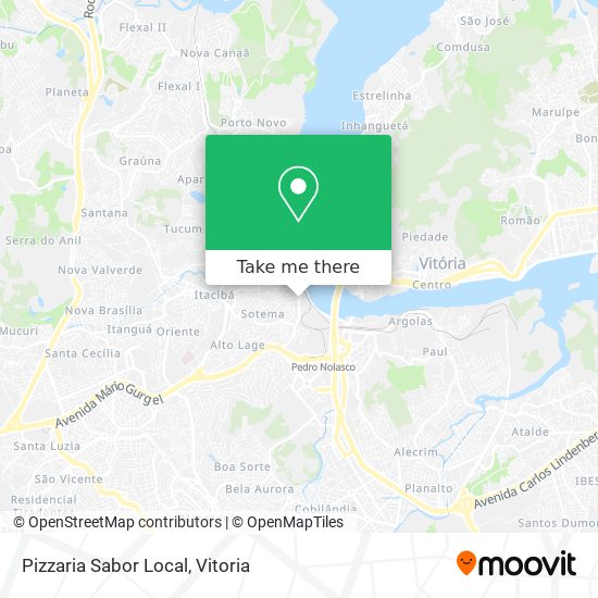 Pizzaria Sabor Local map