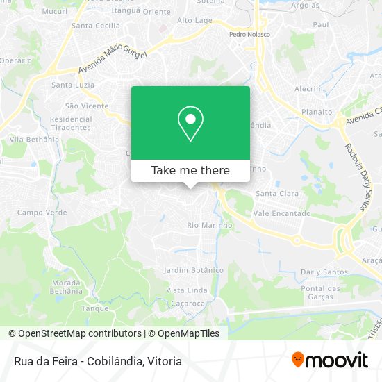 Rua da Feira - Cobilândia map