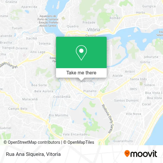 Rua Ana Siqueira map