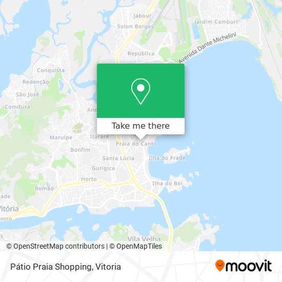 Mapa Pátio Praia Shopping