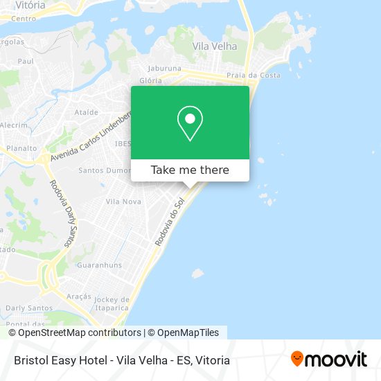 Bristol Easy Hotel - Vila Velha - ES map