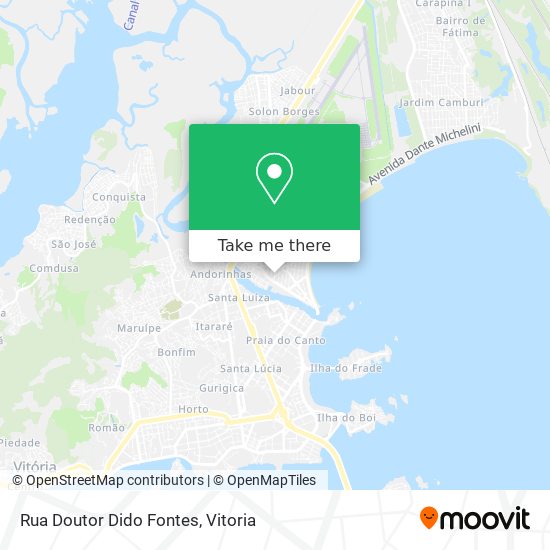 Mapa Rua Doutor Dido Fontes