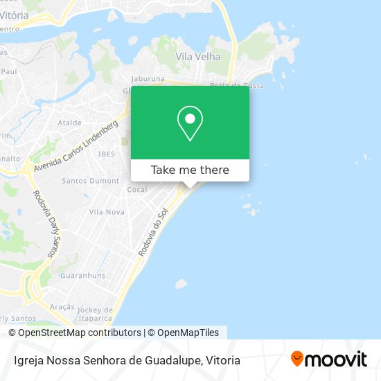 Mapa Igreja Nossa Senhora de Guadalupe