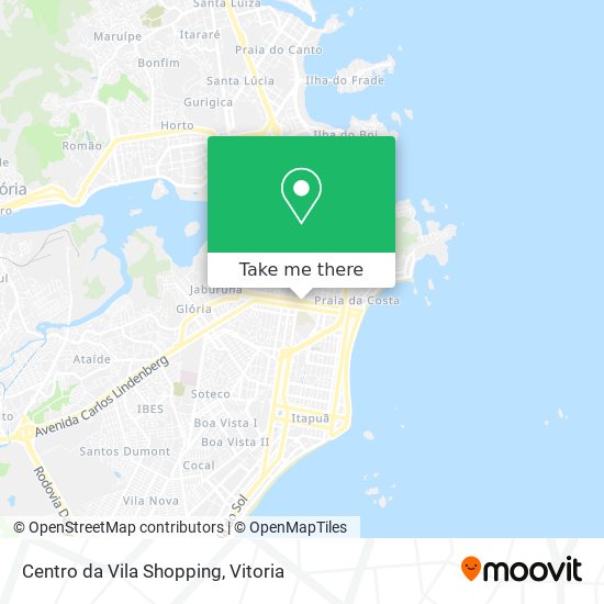 Centro da Vila Shopping map