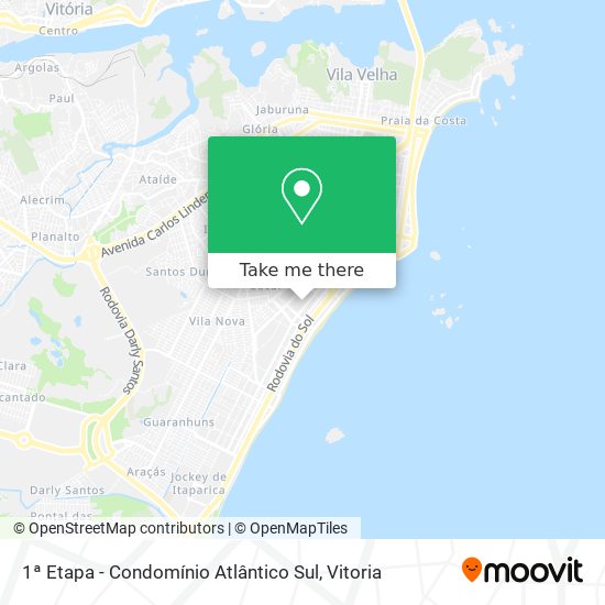 1ª Etapa - Condomínio Atlântico Sul map