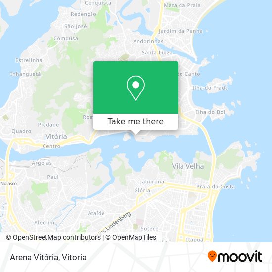Arena Vitória map