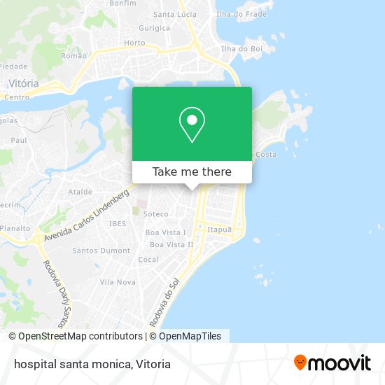 hospital santa monica map