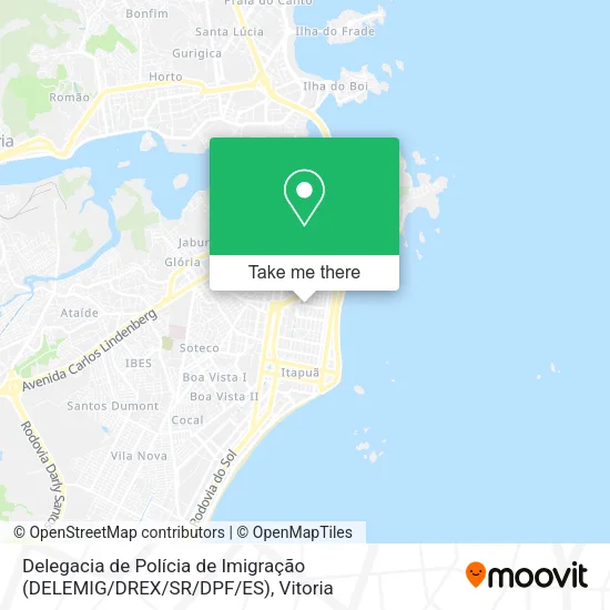 Delegacia de Polícia de Imigração (DELEMIG / DREX / SR / DPF / ES) map