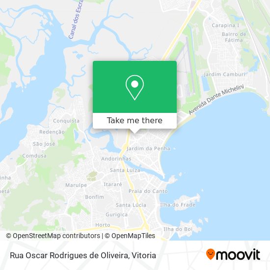 Rua Oscar Rodrigues de Oliveira map