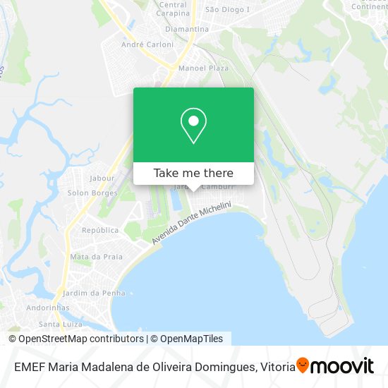 EMEF Maria Madalena de Oliveira Domingues map