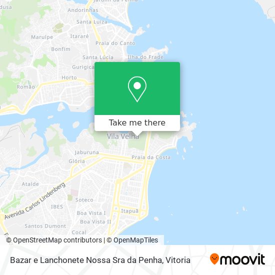 Bazar e Lanchonete Nossa Sra da Penha map