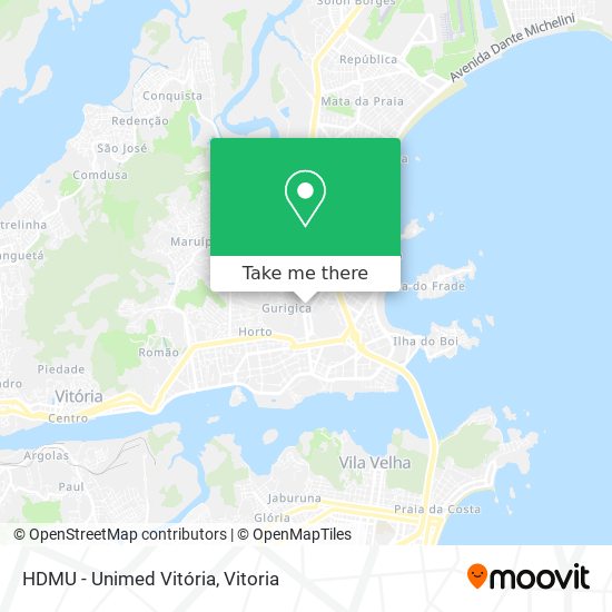 HDMU - Unimed Vitória map
