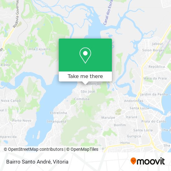 Bairro Santo André map