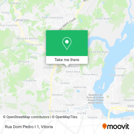 Rua Dom Pedro I 1 map