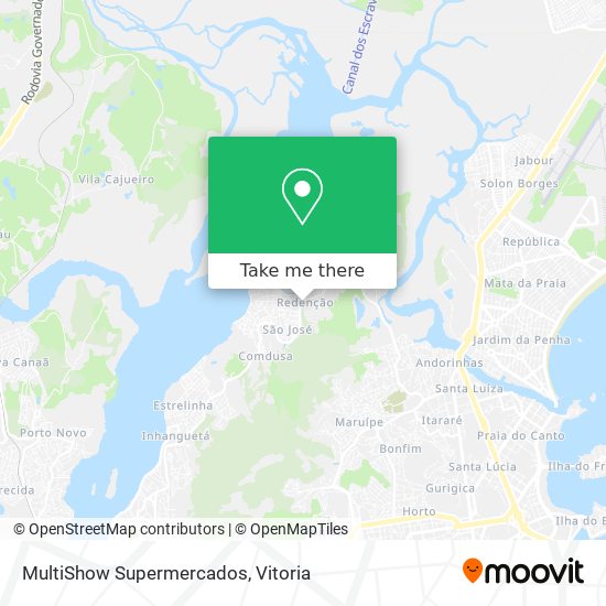 MultiShow Supermercados map