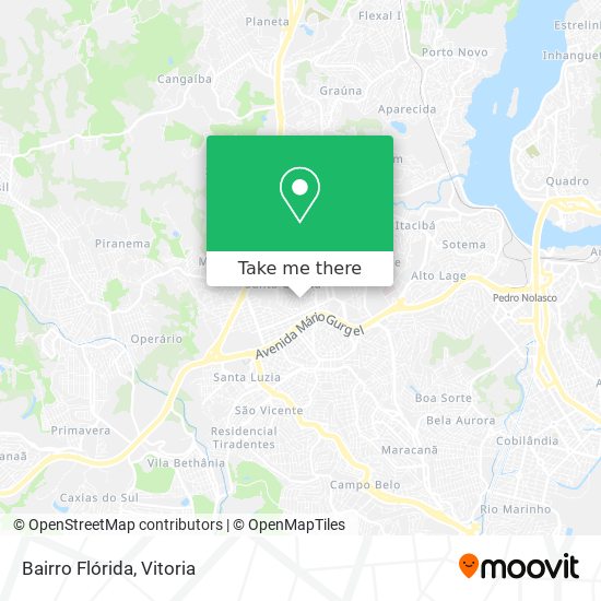 Bairro Flórida map