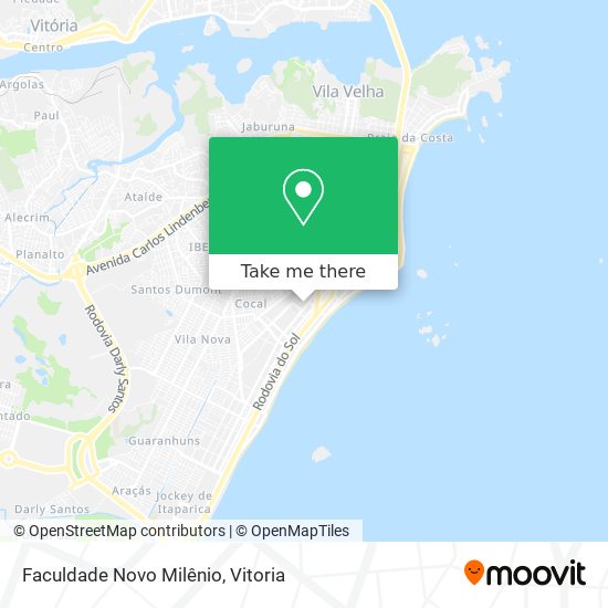 Faculdade Novo Milênio map