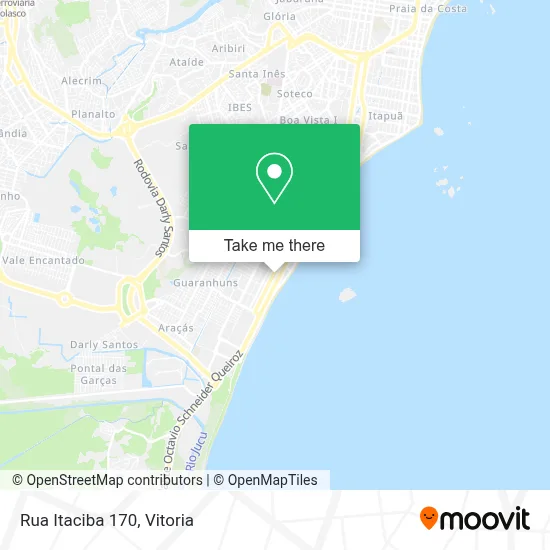 Rua Itaciba 170 map
