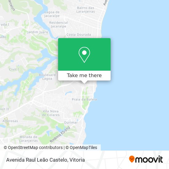 Avenida Raul Leão Castelo map