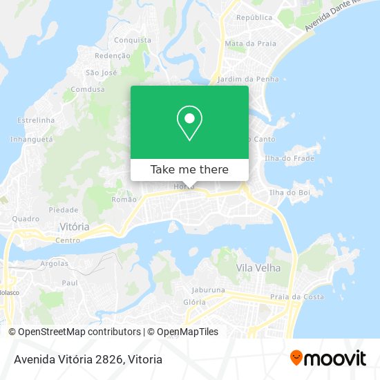 Mapa Avenida Vitória 2826