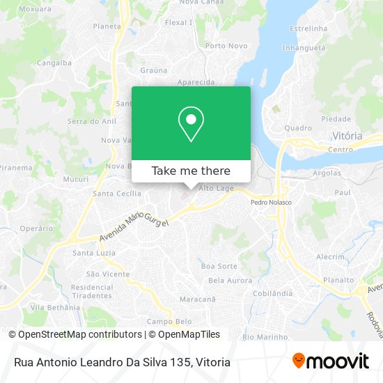 Rua Antonio Leandro Da Silva 135 map