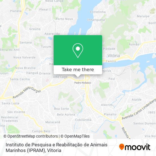 Instituto de Pesquisa e Reabilitação de Animais Marinhos (IPRAM) map