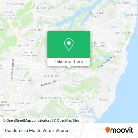 Condomínio Monte Verde map