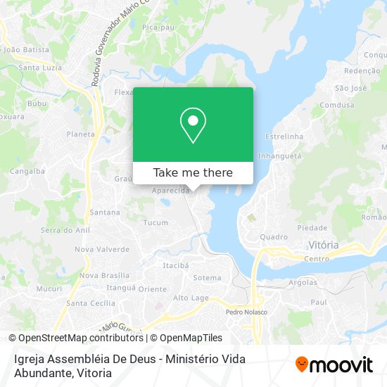Igreja Assembléia De Deus - Ministério Vida Abundante map