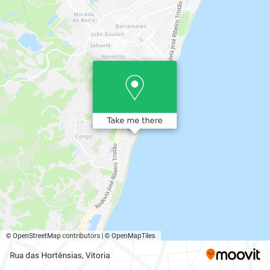Rua das Hortênsias map