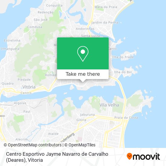 Mapa Centro Esportivo Jayme Navarro de Carvalho (Deares)