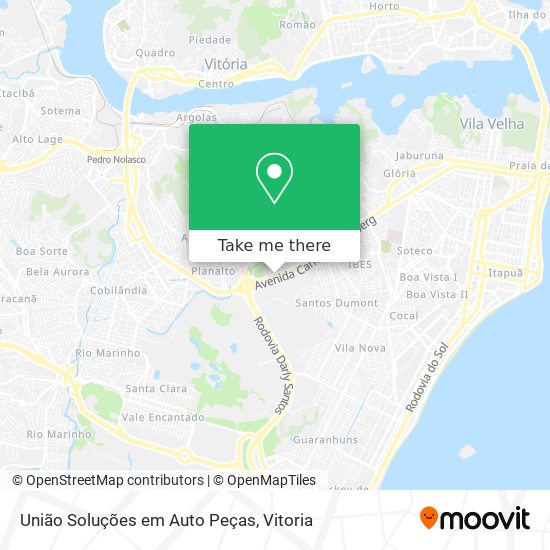 União Soluções em Auto Peças map