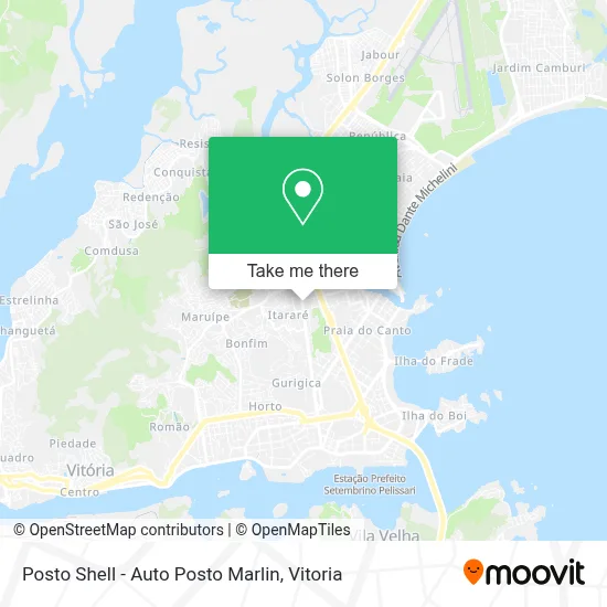 Posto Shell - Auto Posto Marlin map