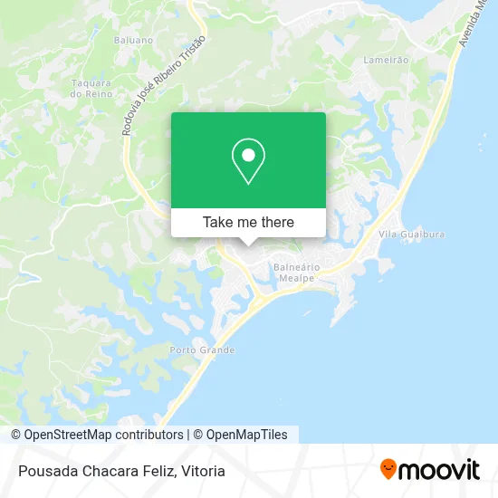 Pousada Chacara Feliz map