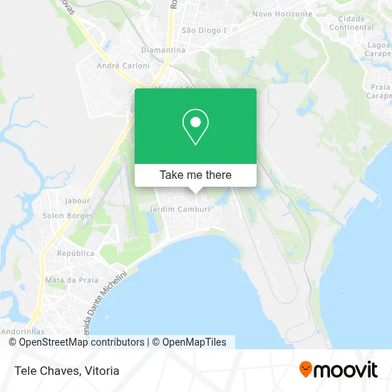 Tele Chaves map