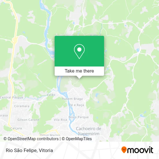 Rio São Felipe map