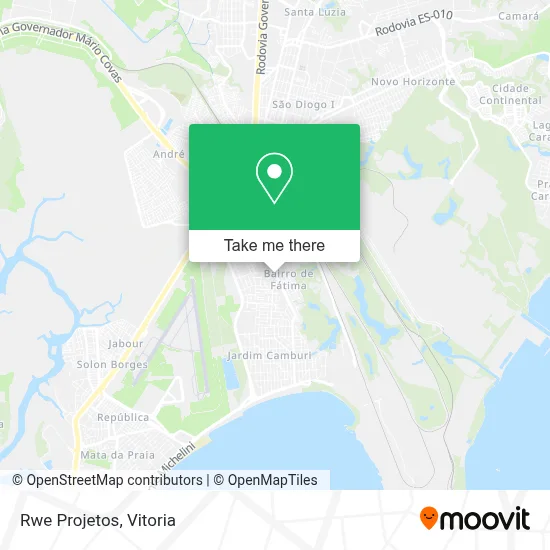 Rwe Projetos map