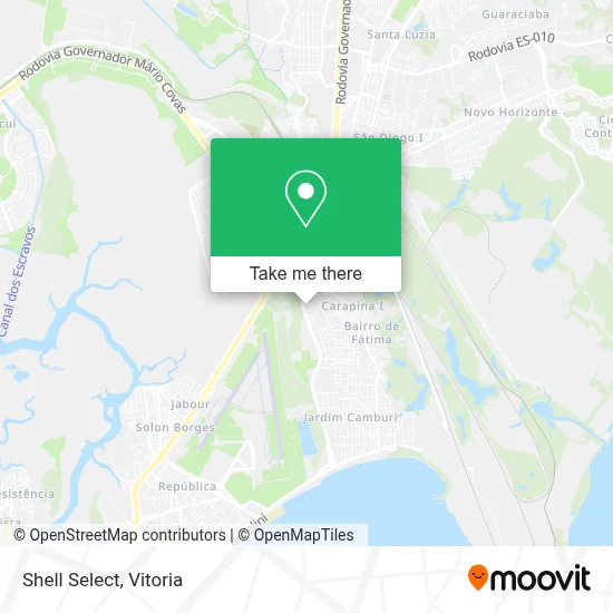 Shell Select map