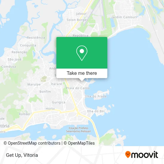 Get Up map