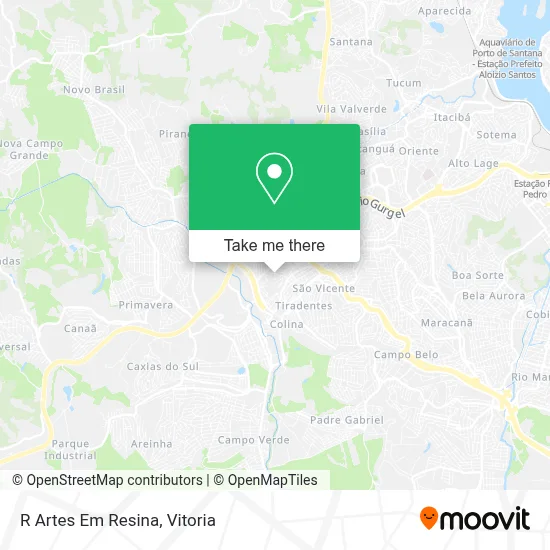 R Artes Em Resina map