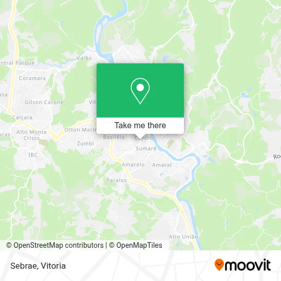 Sebrae map