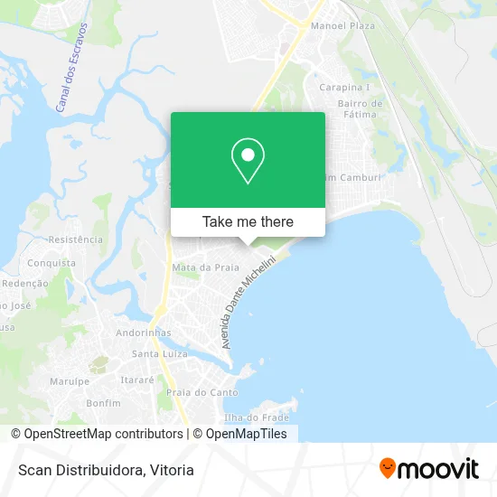 Scan Distribuidora map