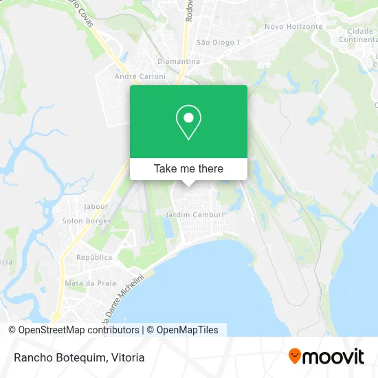 Rancho Botequim map