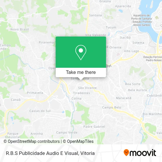R.B.S Publicidade Audio E Visual map