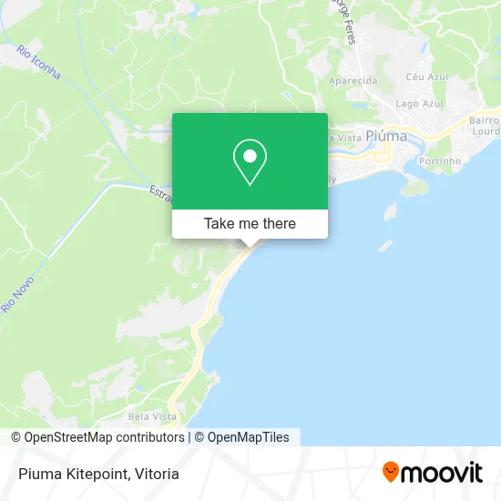 Piuma Kitepoint map